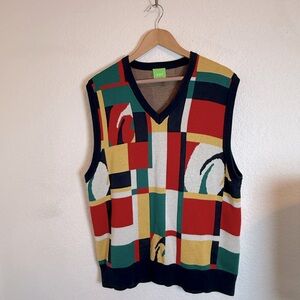HUF Men's Sloane Knitted‎ Sweater Vest size L